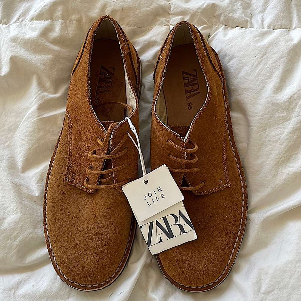 *NEW* Zara suede Loafers